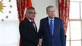 Cumhurbaşkanı Erdoğan, KKTC Cumhurbaşkanı Erhürman ile görüştü