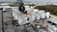 Mersin'deki fabrikada patlama ve yangın
