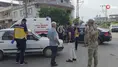 Hatay'da iki otomobil çarpıştı, 2 kişi yaralandı