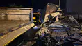 Kilis'te park halindeki tıra çarpan otomobilde 2 kişi yaralandı
