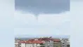 Alanya açıklarında deniz üzerinde hortum oluştu