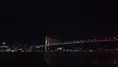 15 Temmuz Şehitler Köprüsü sarı kırmızı oldu