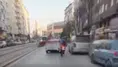 Eskişehir'de kaza anı kamerada : 'Kamera çekiyor mu?' dedi saniyeler sonra çarpıştı