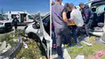 Van'da iki otomobil çarpıştı : Çok sayıda ölü ve yaralı var