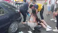 Manavgat'ta otomobille çarpışan motosikletli sürücü yaralandı