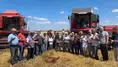 Edirne'de buğday hasadı üreticilerin dualarıyla başladı
