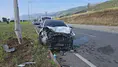 Gaziantep'te iki otomobil çarpıştı : 1 yaralı