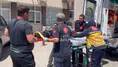 Sinop'ta otomobil kapısına çarpan motosiklet sürücüsü yaralandı