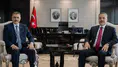 Bakan Fidan, İçişleri Bakanı Mustafa Çiftçi ile bir araya geldi