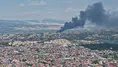 Denizli'de kauçuk fabrikasında yangın : Ekipler müdahale ediyor