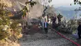 Adana'da yayla evinde başlayan yangın ormanlık alana sıçradı