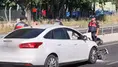 Manisa'da feci kaza : Hemşire çiftin çabası sürücüyü kurtarmaya yetmedi