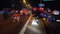 Beykoz'da TEM Otoyolu'nda kaza : 1 ölü, 2 yaralı