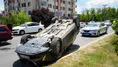 Kastamonu'da kontrolden çıkan otomobil takla attı : 1 yaralı