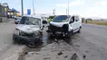 İki hafif ticari araç çarpıştı: 8 yaralı