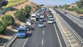 Tekirdağ'da 7 araçlı zincirleme trafik kazası
