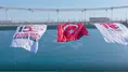 15 Temmuz Demokrasi ve Milli Birlik Günü : 5 köprüye Türk bayrağı asıldı