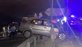 Malatya'da kontrolden çıkan otomobil refüje çarptı : 1 ölü