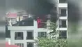 Büyükçekmece'de 5 katlı binada yangın çıktı