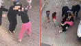 Kayseri'de 2 kadın saç baş birbirine girdi