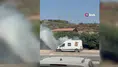 Hatay'da seyir halindeki minibüs yandı : Araç kullanılamaz hale geldi