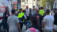 Samsun'da kucağındaki torunuyla yolun karşısına geçen kadına otomobil çarptı : Sürücü kaçtı