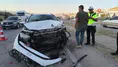 Kırıkkale'de iki otomobil çarpıştı : 4 yaralı