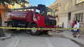 Küçükçekmece'de 6 katlı binanın çatısında yangın çıktı