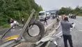 Düzce-Zonguldak karayolunda tır makasladı: Trafik yoğunluğu yaşandı