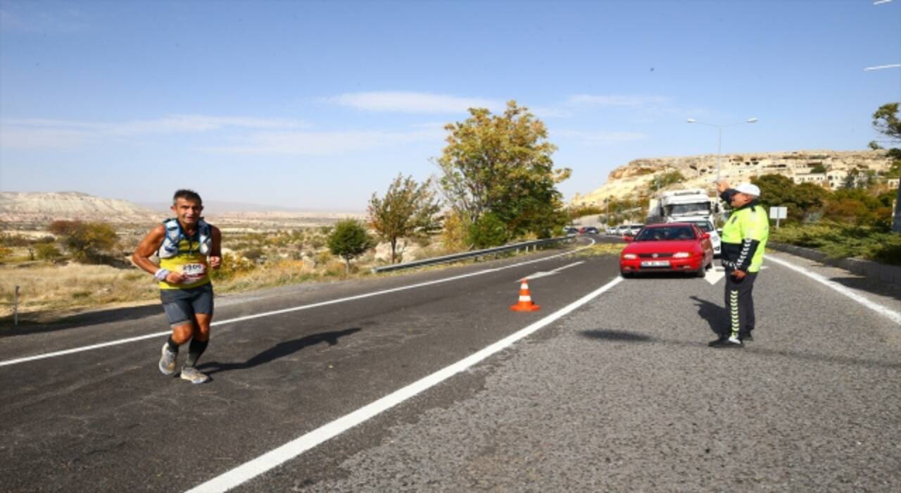 Kapadokya Ultra Trail Koşusu’nda 38 ve 63 kilometrelik parkurlar tamamlandı