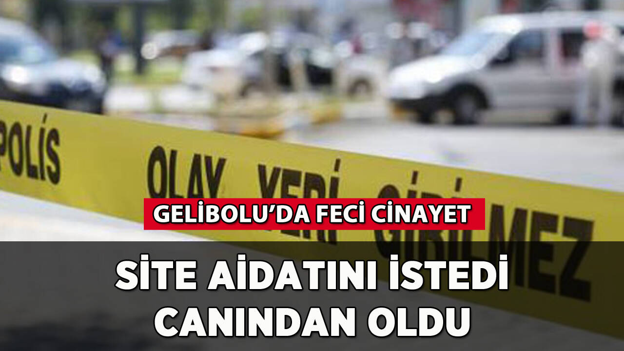 Site aidatını istedi, canından oldu