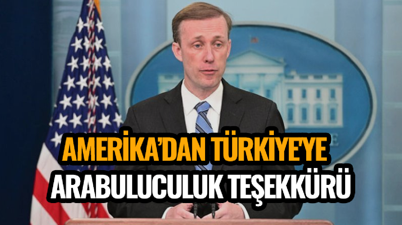 ABD'den Türkiye'ye arabuluculuk teşekkürü