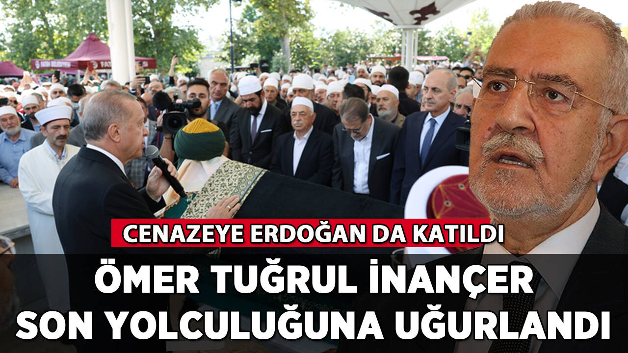 Ömer Tuğrul İnançer son yolculuğuna uğurlandı