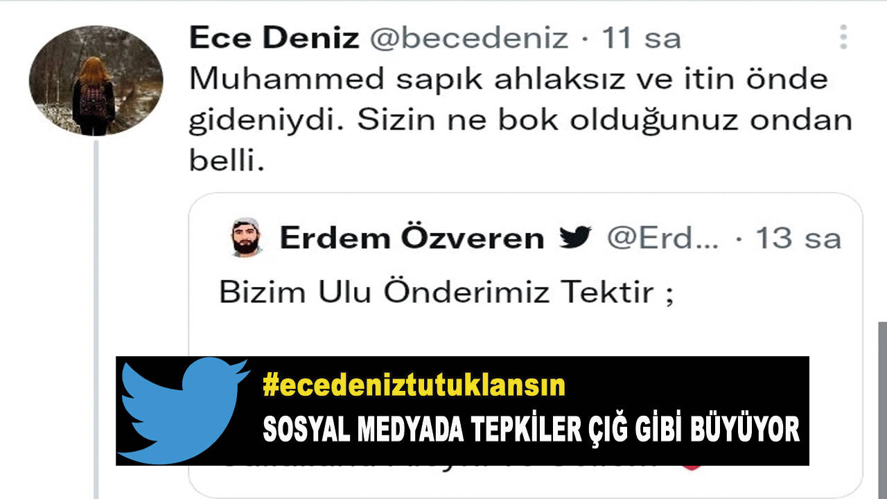 Ece Deniz’e tepkiler çığ gibi büyümeye devam ediyor