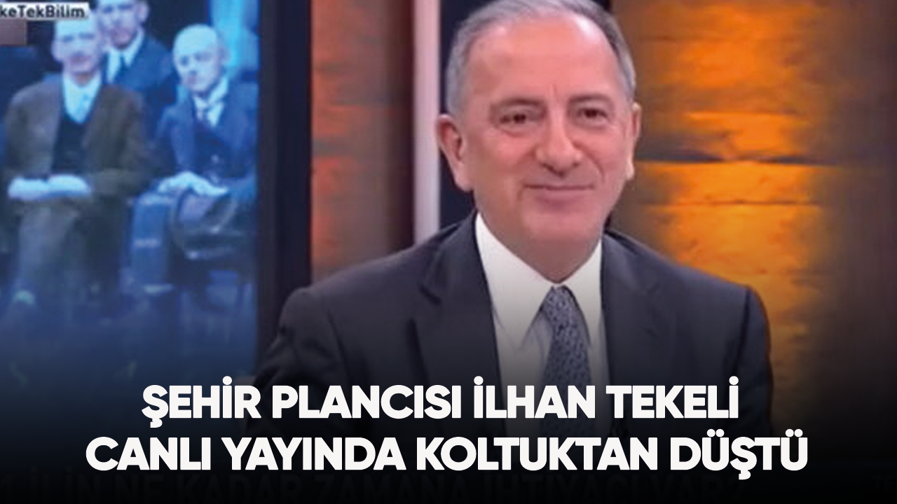 Son dakika.... Canlı yayında koltuktan düştü