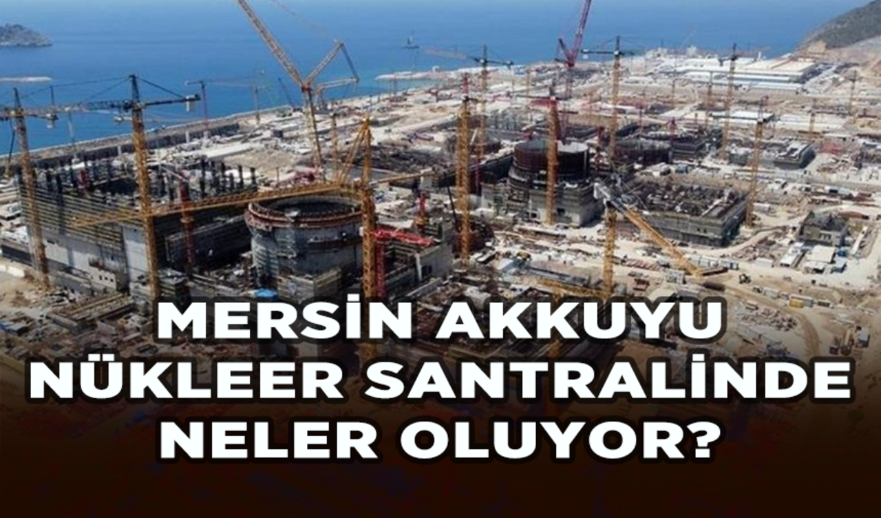 Mersin Akkuyu Nükleer Santralinde neler oluyor?