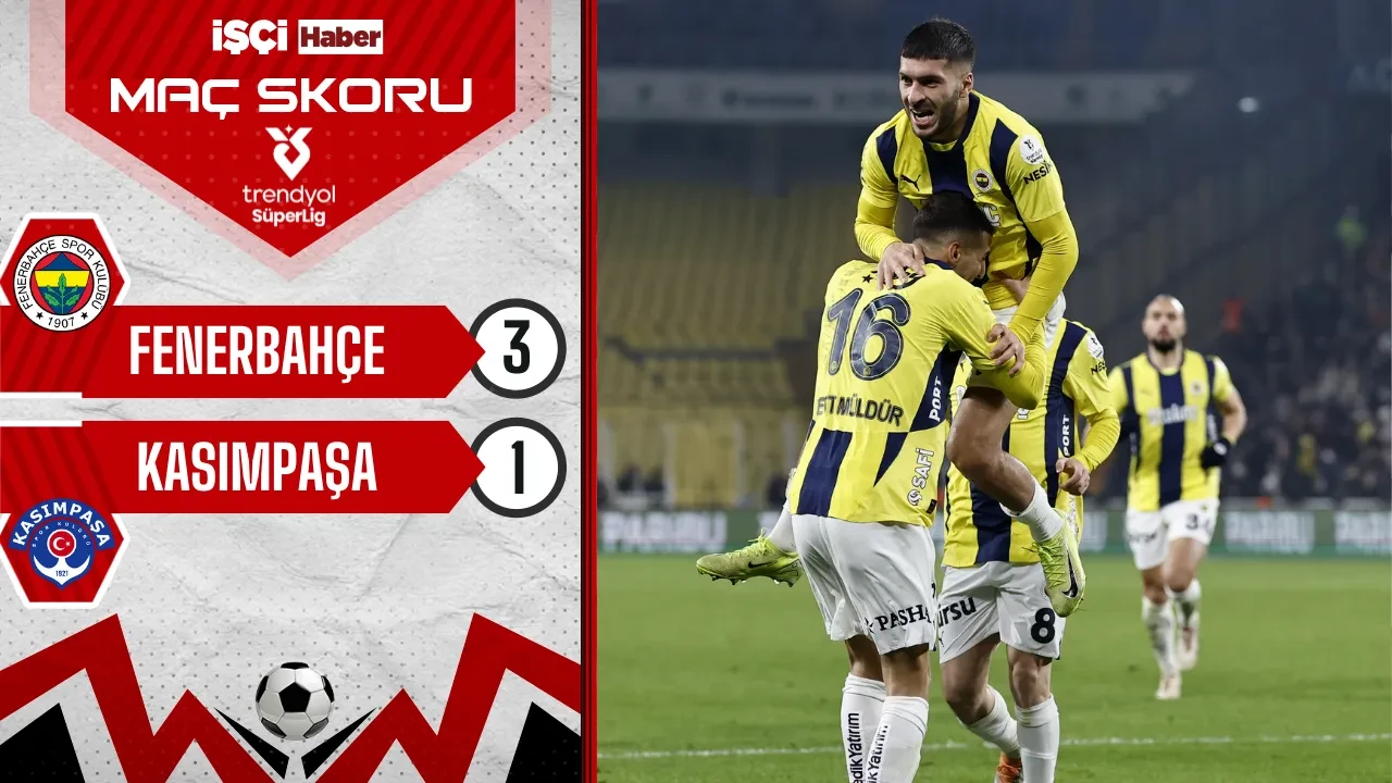 Fenerbahçe, Kasımpaşa engelini 3 golle geçti! Derbi öncesi hata yapmadı