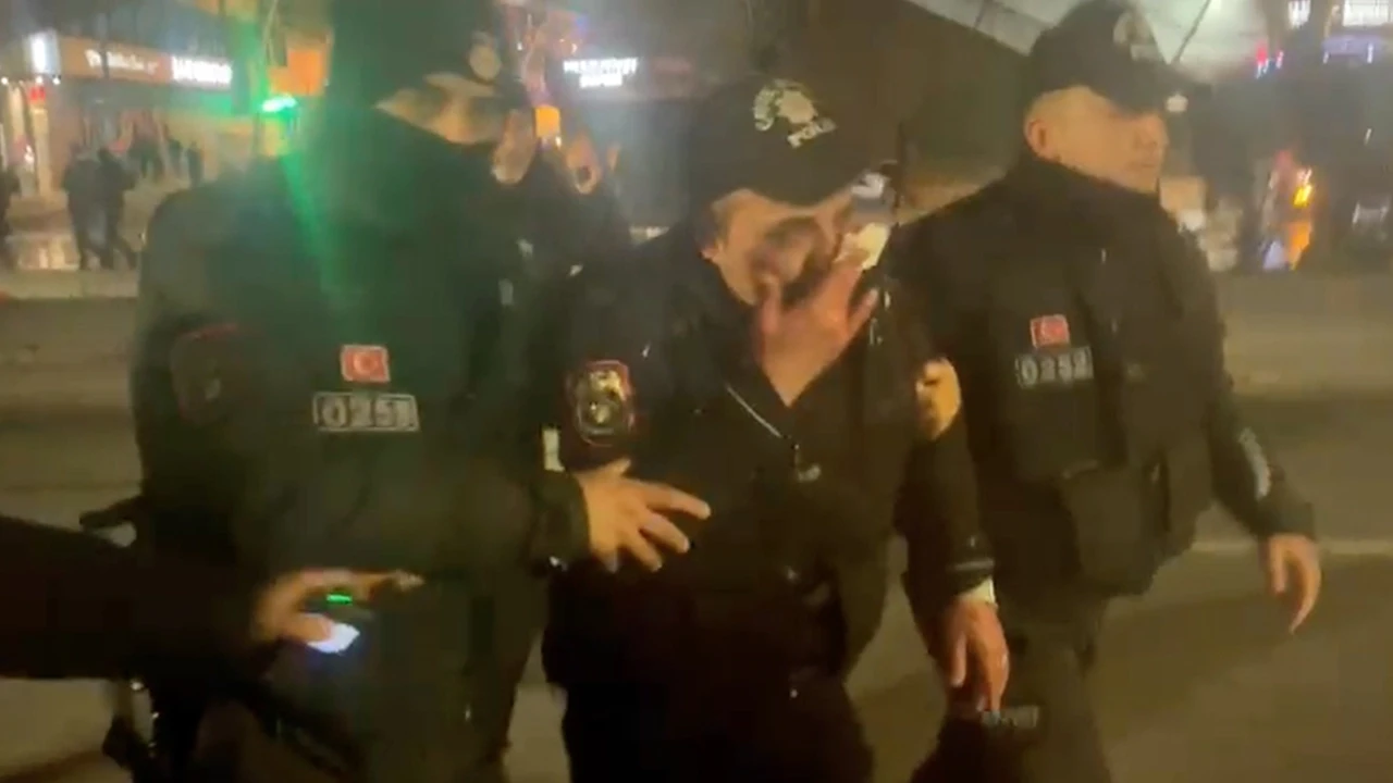 Ankara'da izinsiz gösterilerde 3 polis yaralandı