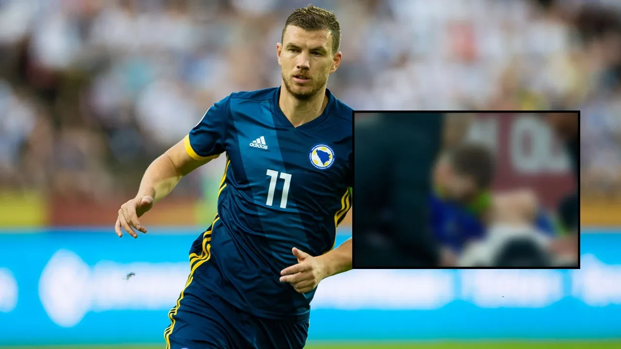 Fenerbahçe'ye Edin Dzeko şoku! Milli maçta burnu kırıldı