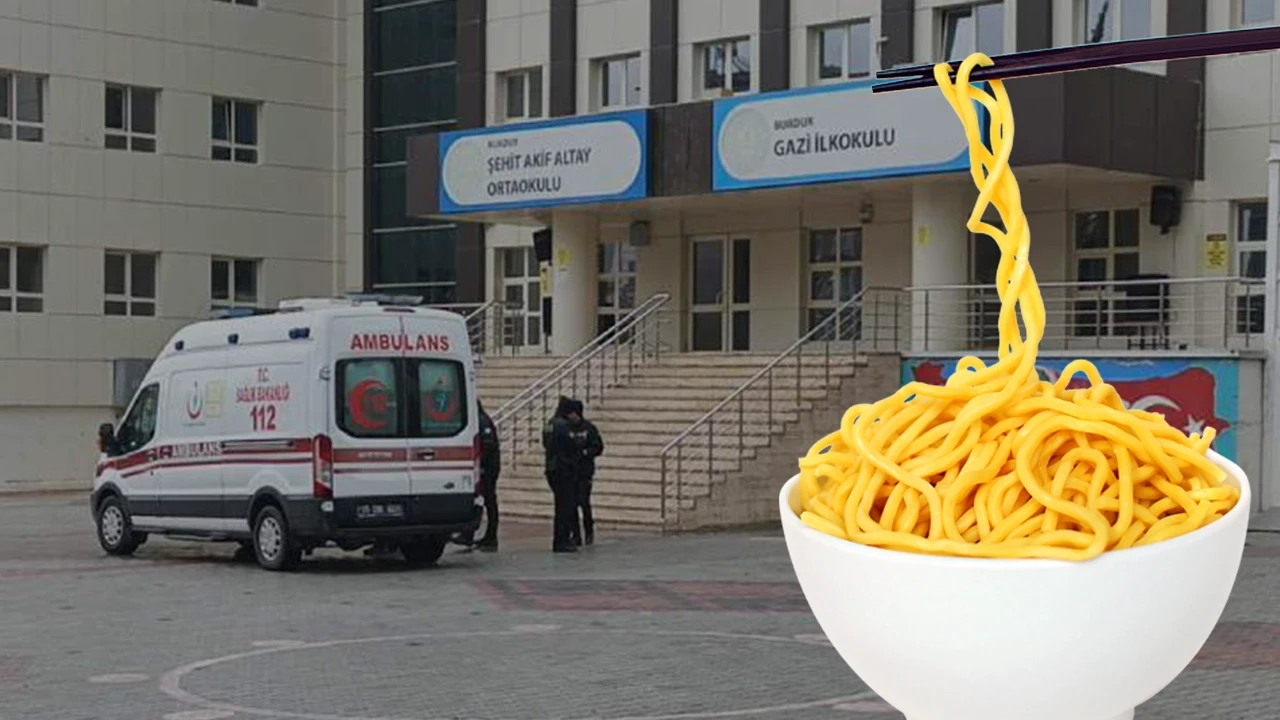 Noodle yedikten sonra 4 öğrenci hastanelik oldu