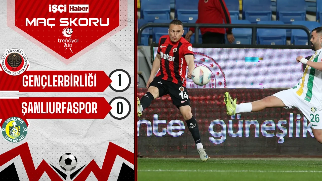 Gençlerbirliği, Şanlıurfaspor karşısında tek golle kazandı