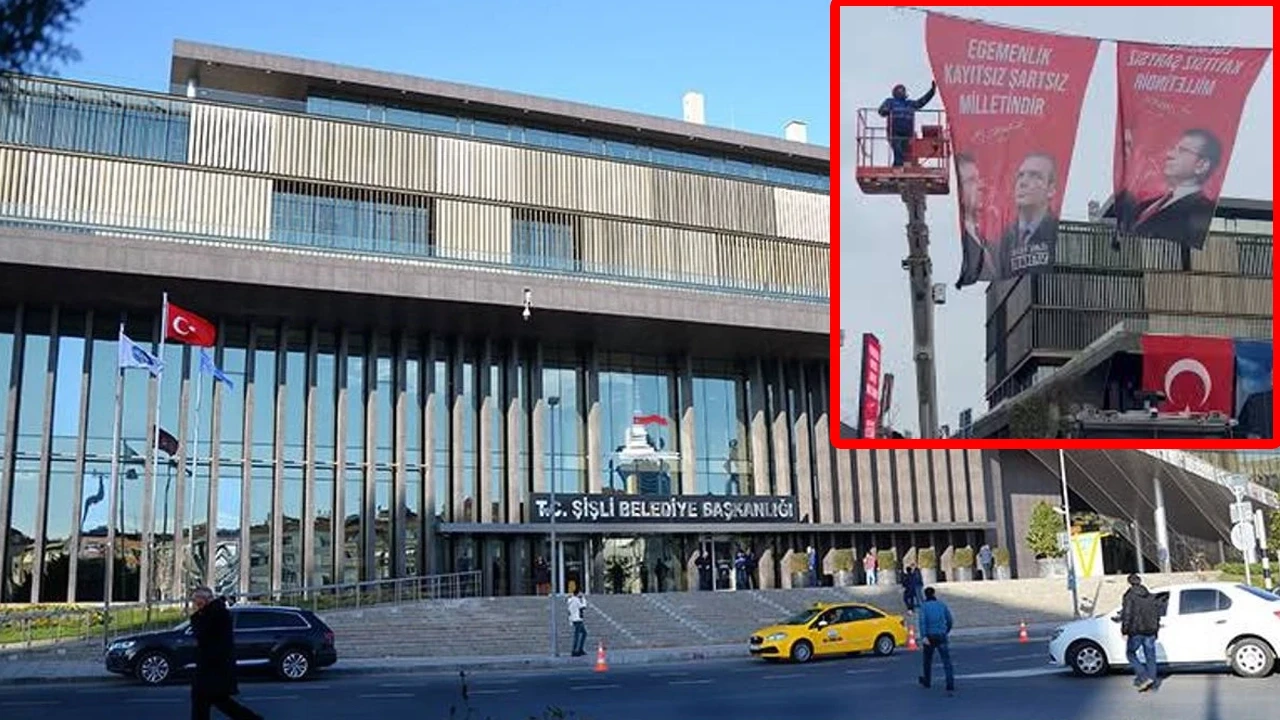 Şişli Belediyesi'nde kayyum atandı: İmamoğlu ve Şahan afişleri toplatılıyor