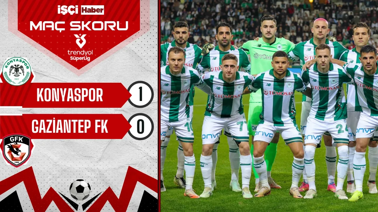 Konyaspor'dan Gaziantep FK karşısında kritik galibiyet