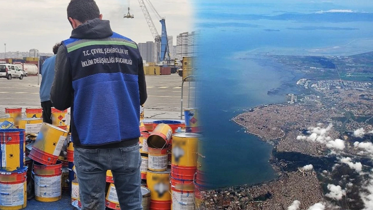 İzmir Körfezi'ni kirleten vinç bakım firmasına ceza!