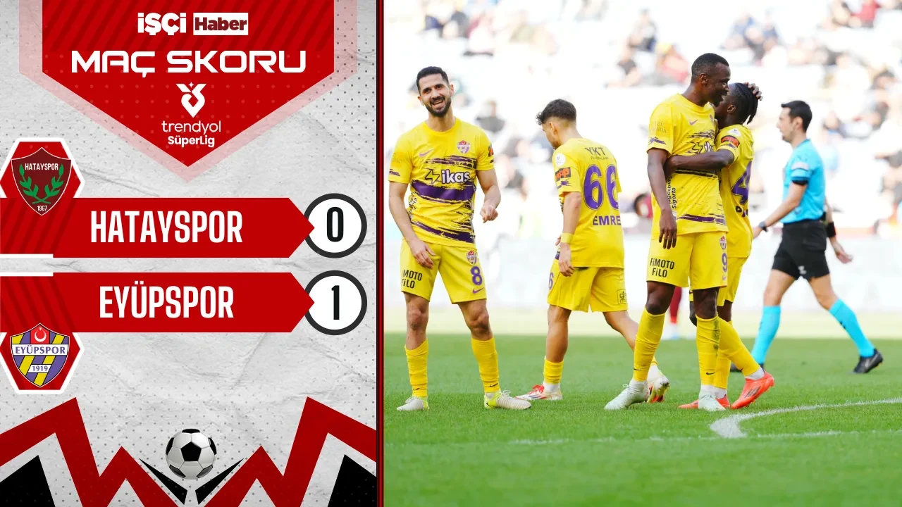 Eyüpspor, Hatayspor deplasmanında tek golle kazandı