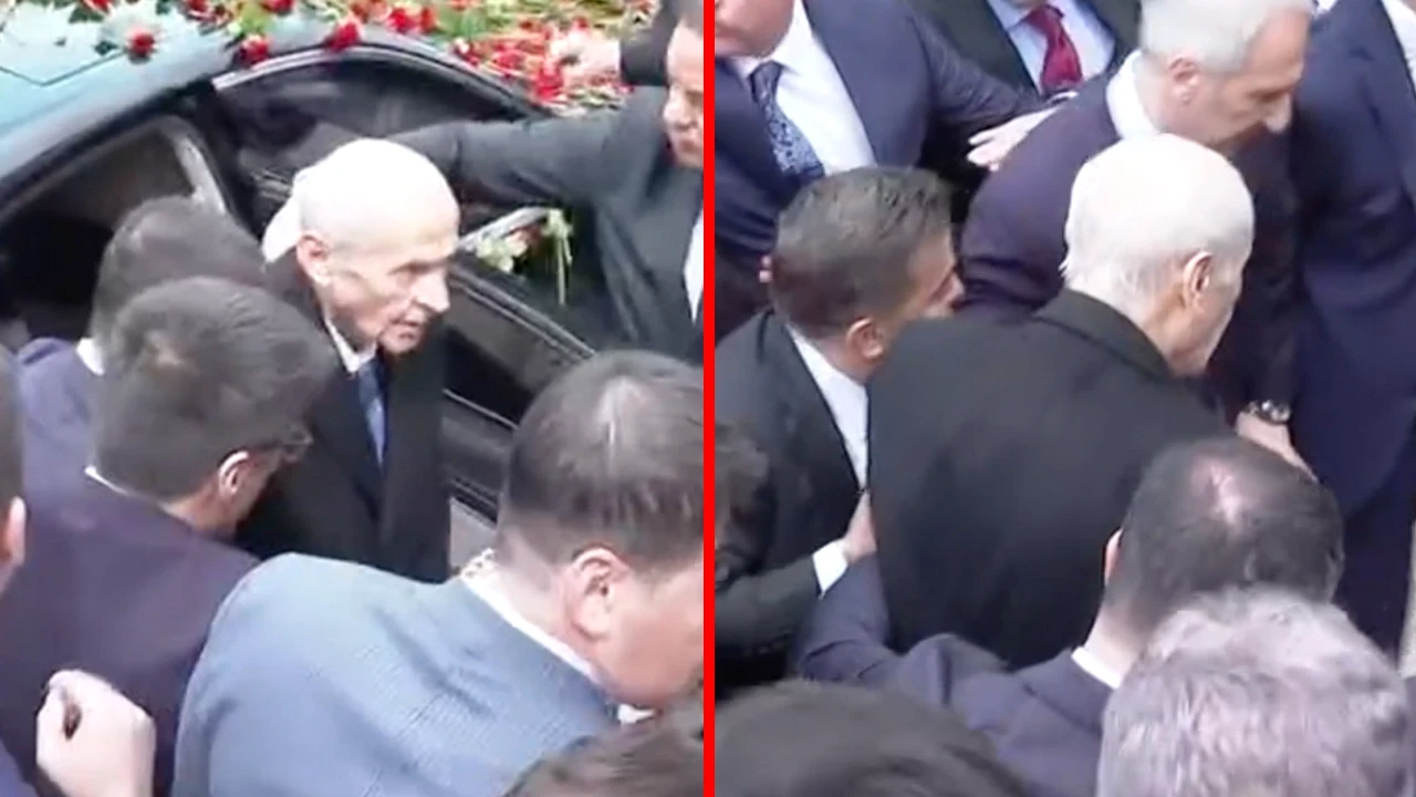 Bahçeli, Alparslan Türkeş'in kabri başında!