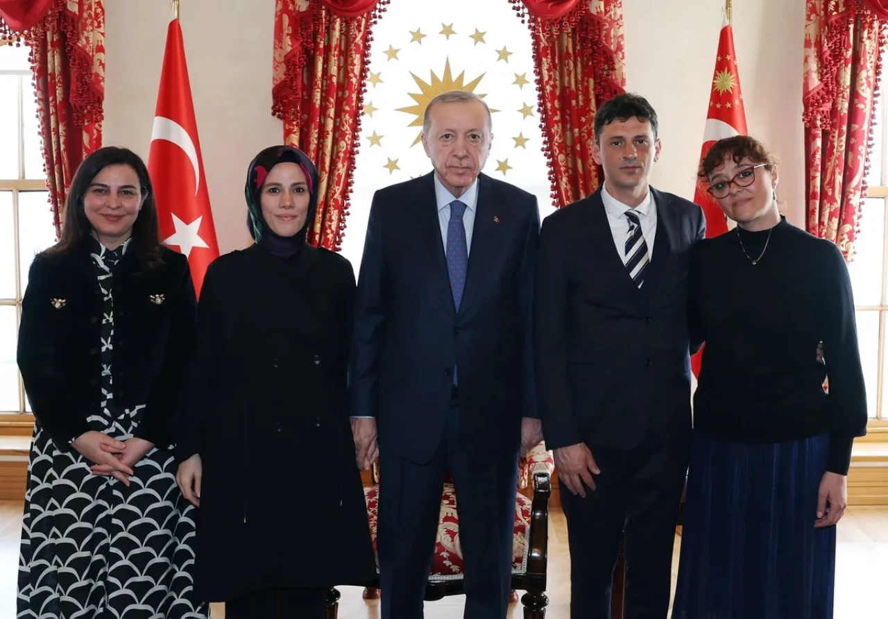 Cumhurbaşkanı Erdoğan, Mattia Ahmet Minguzzi’nin ailesiyle bir araya geldi