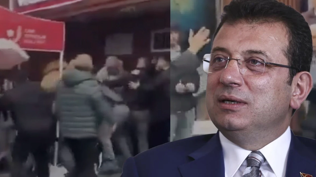 Trabzon'da Ekrem İmamoğlu standına bıçaklı saldırı düzenlendi! 1 kişi yaralandı!