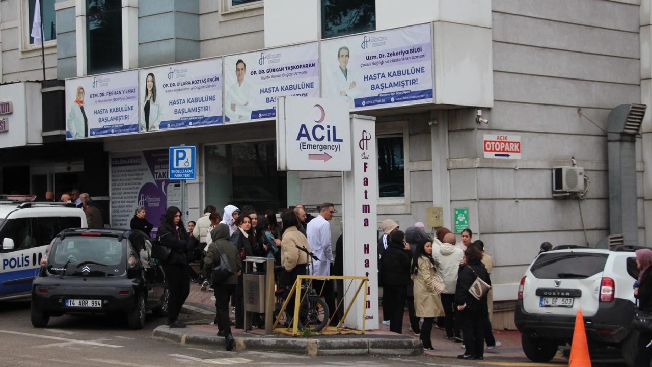 Bolu'da korku dolu anlar: Özel hastanede korkutan yangın