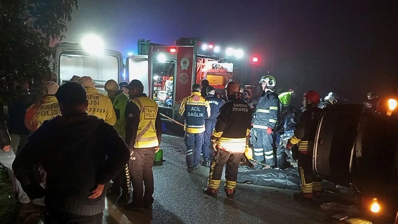 Samsun Çarşamba’da feci kaza: 5 kişi hayatını kaybetti